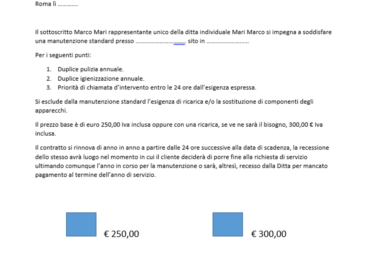 CONTRATTO DI MANUTENZIONE CONDIZIONAMENTO... (PERCHE' CONVIENE)